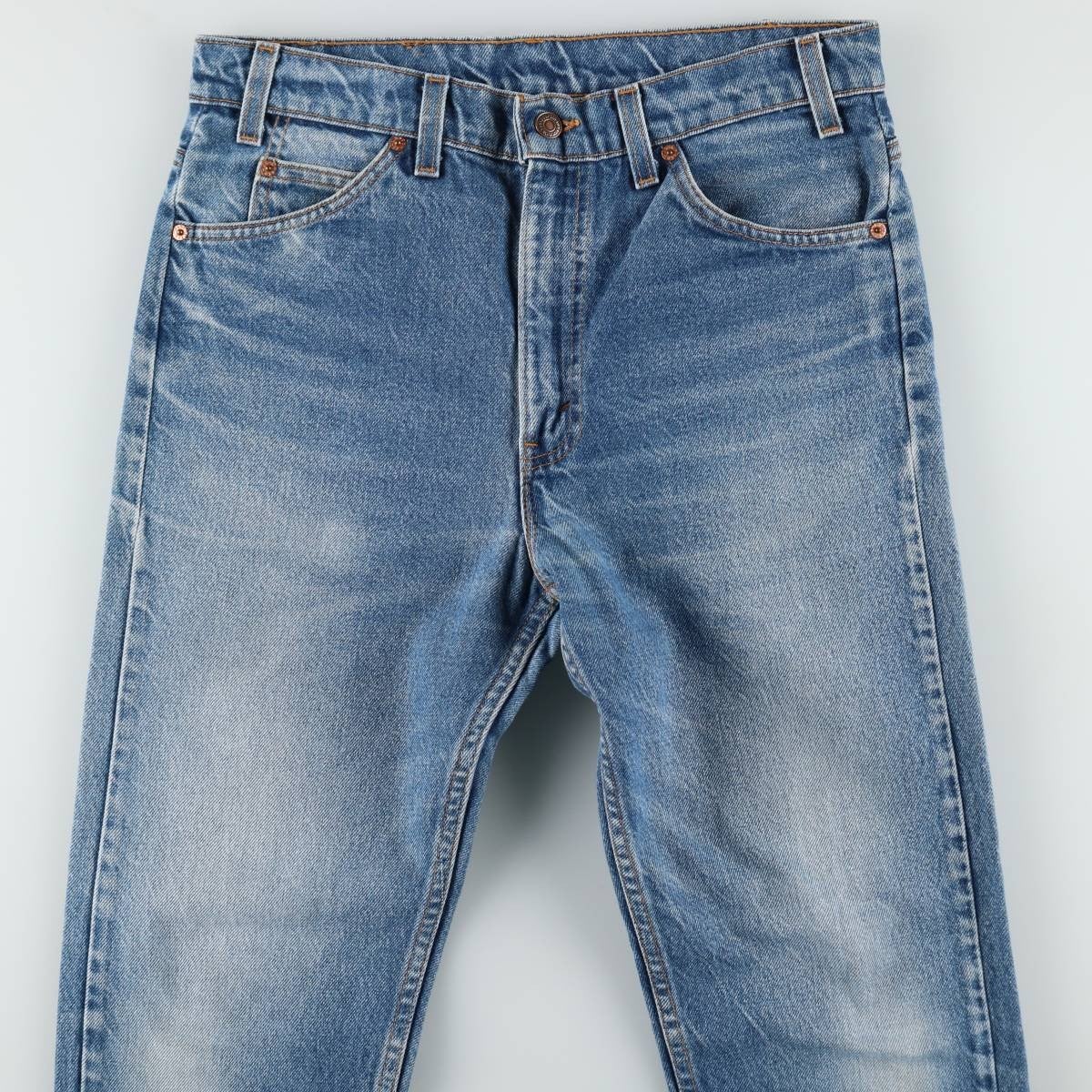 古着 90年代 リーバイス Levis 505 REGULAR FIT STRAIGHT LEG オレンジ
