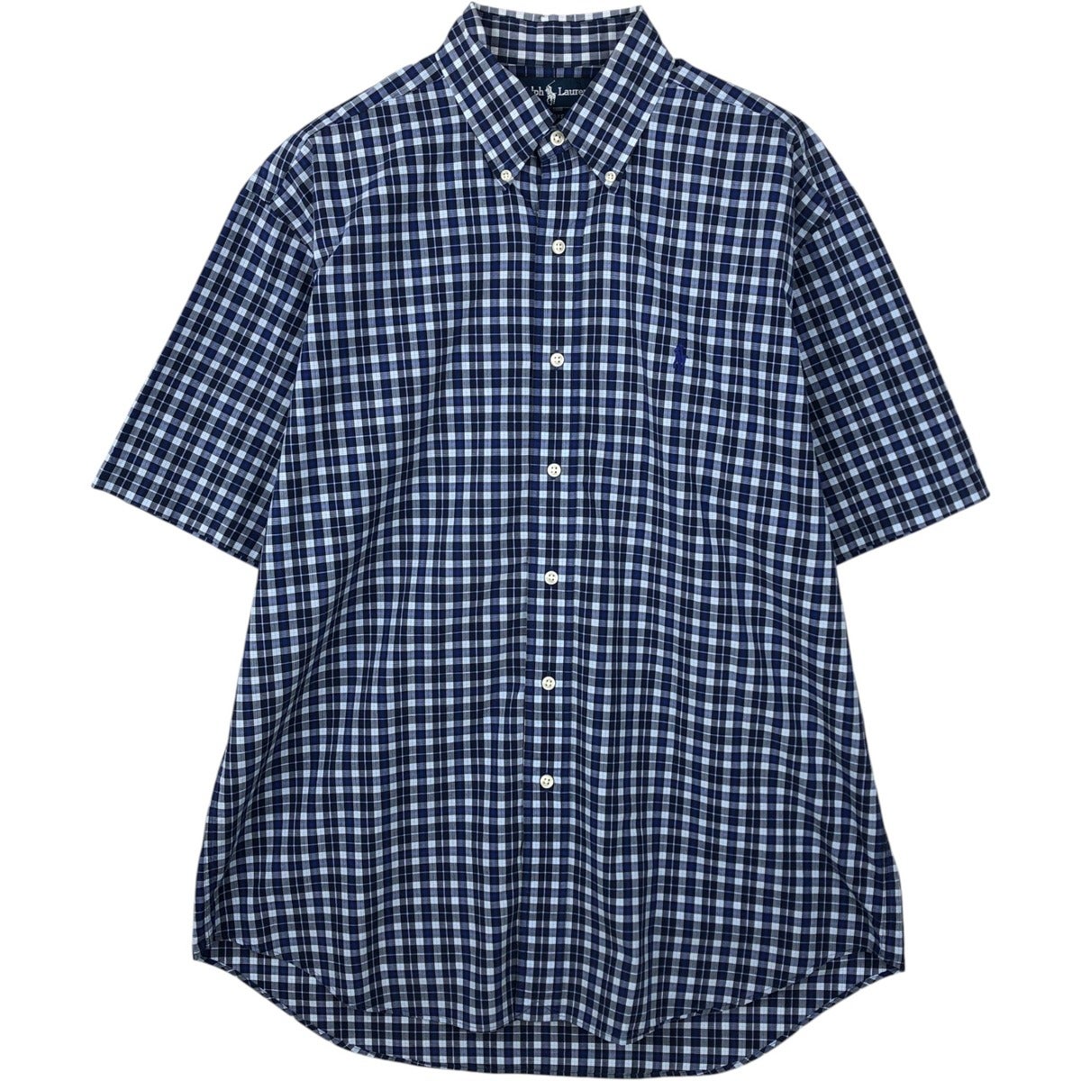 古着 ラルフローレン Ralph Lauren BLAKE 半袖 ボタンダウン チェック