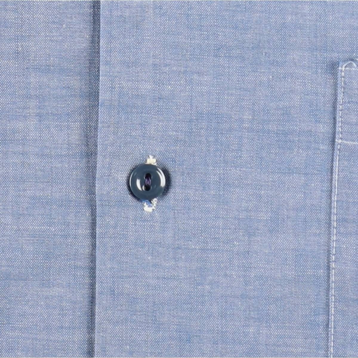 古着 70年代 シアーズ Sears PERMA-PREST 半袖 シャンブレーシャツ