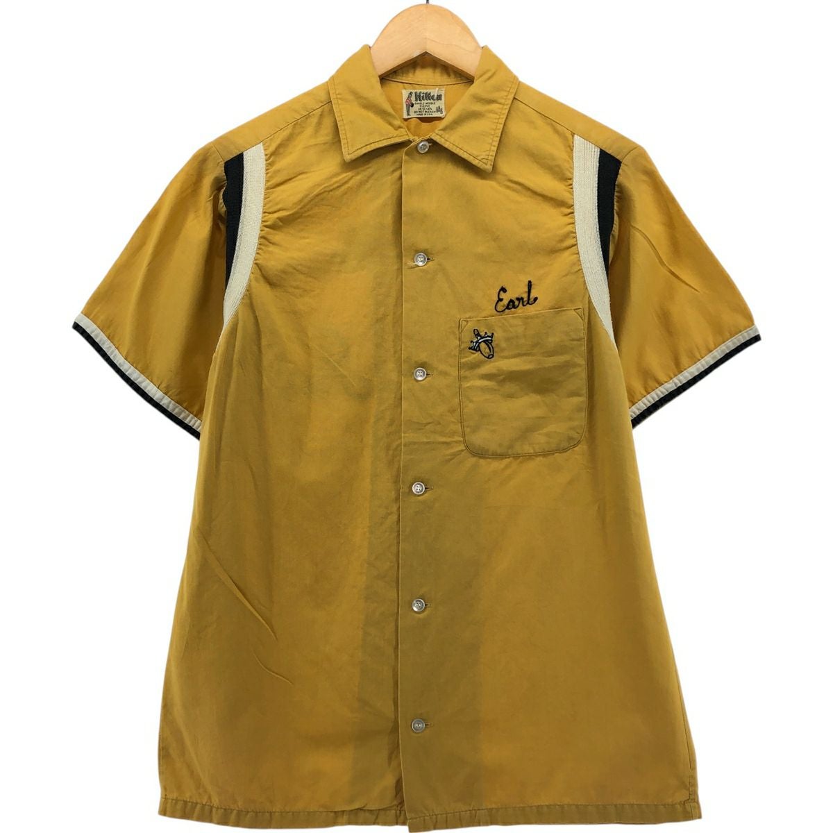 古着 60年代 ヒルトン HILTON ボウリングシャツ ボックスシャツ USA製