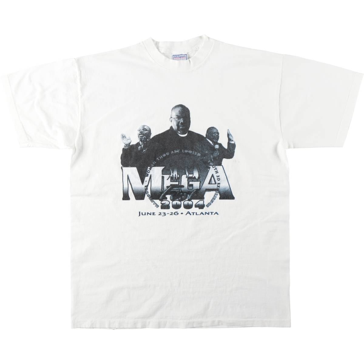 古着 90年代 All Sport 星条旗柄 プリントTシャツ USA製 メンズXL相当