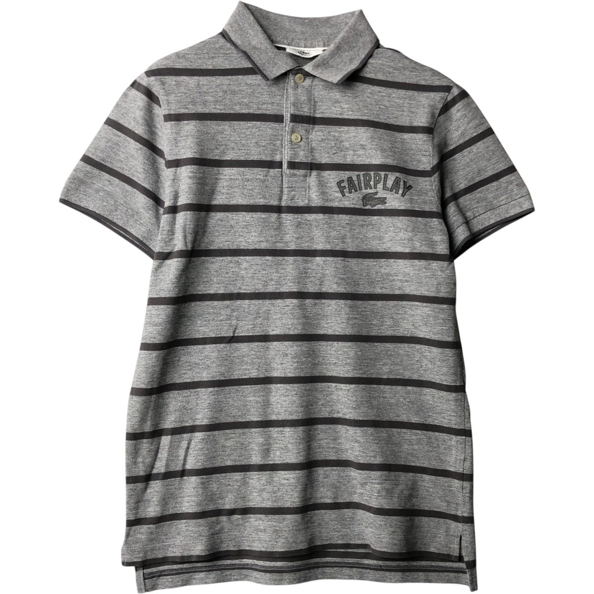 古着 ラコステ LACOSTE REGULAR FIT コットンニットセーター メンズM