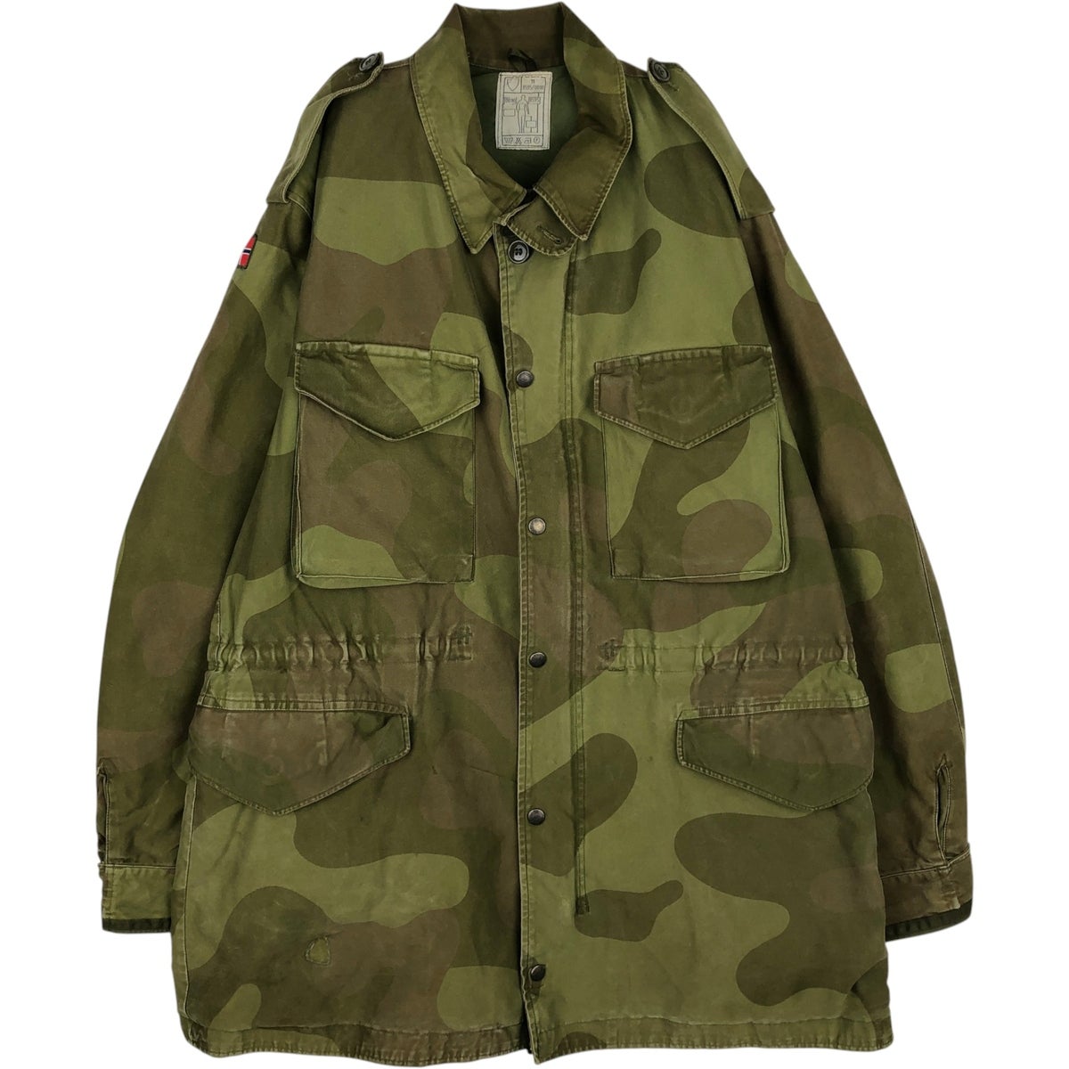 古着 M-75 ノルウェー軍 迷彩柄 ミリタリー フィールドジャケット 11