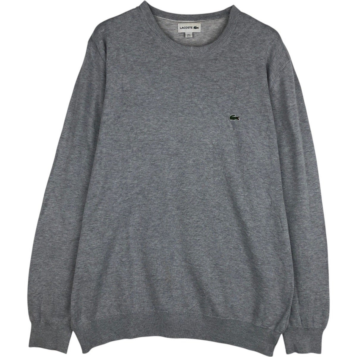 古着 ラコステ LACOSTE コットンニットハーフジップセーター 4 メンズM