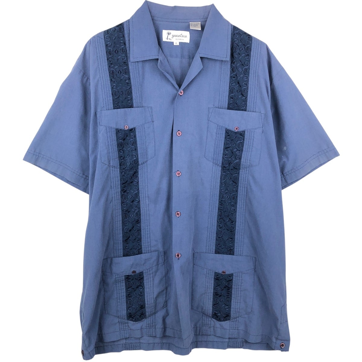 古着 90年代～ BREAKWATER 半袖 オープンカラー リネンシャツ ボックス