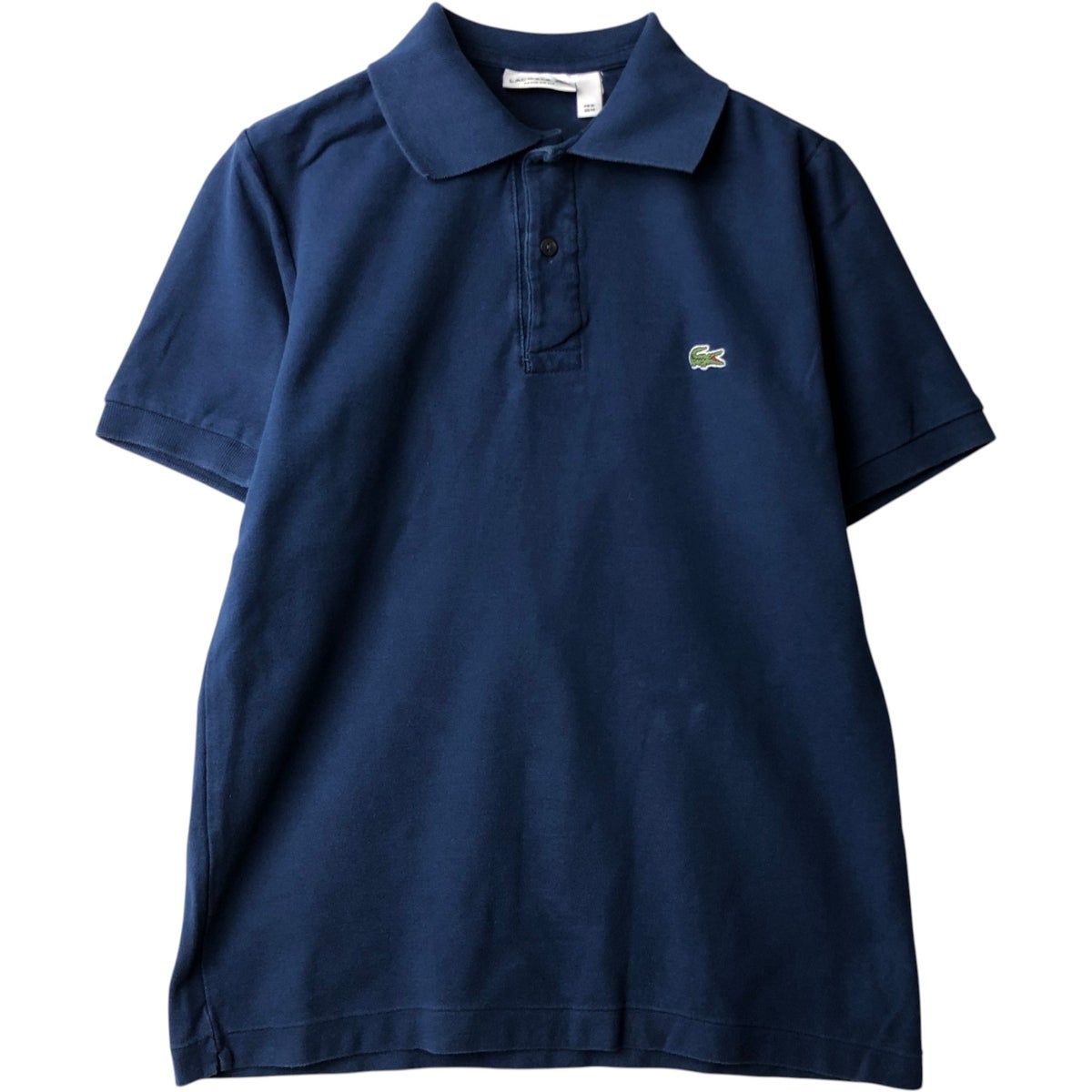 新品未使用品 ラコステ ポロシャツ ネイビー LACOSTE（ラコステ） ポロシャツ 配色リブニットインディゴポロシャツ