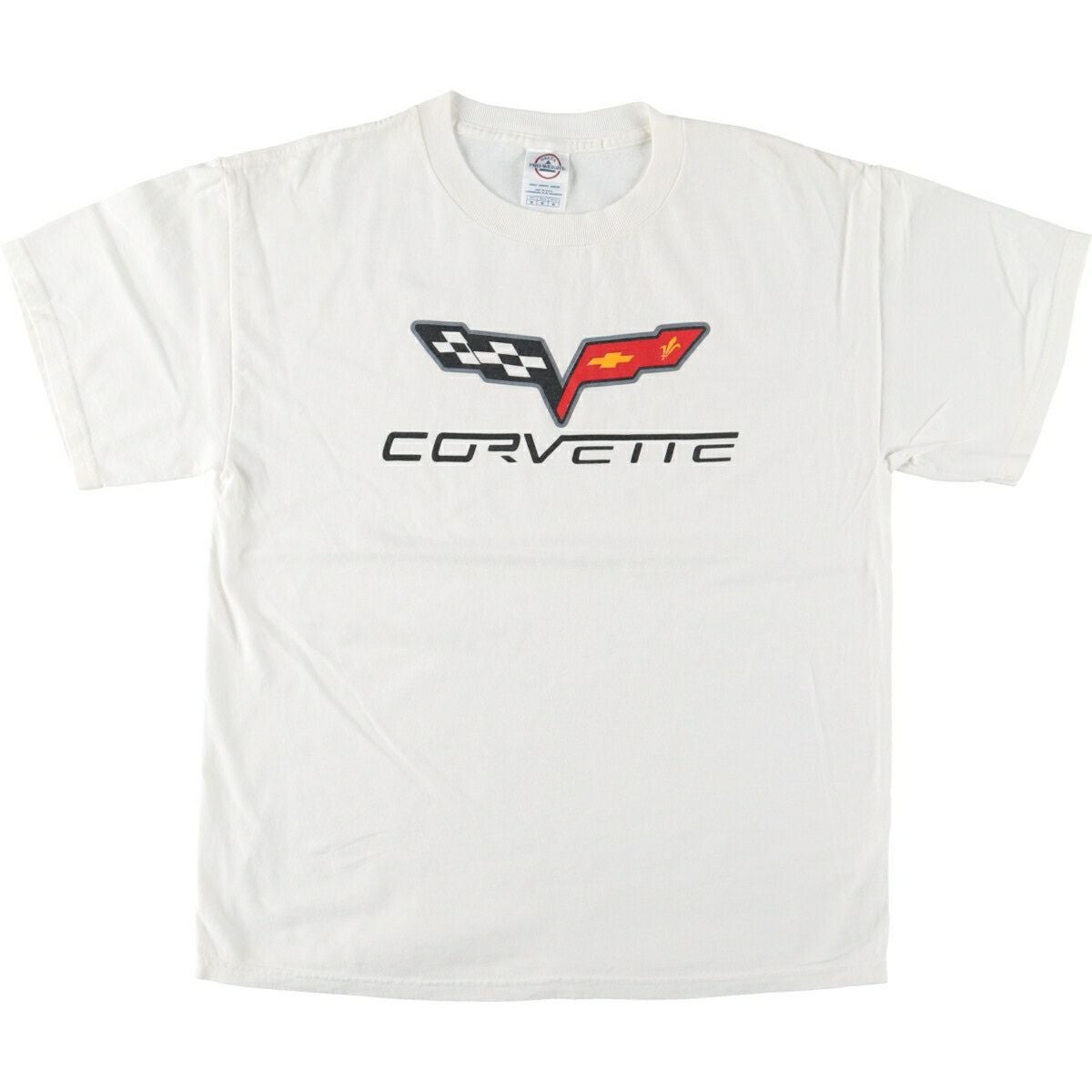 古着 00年代 デルタ DELTA CORVETTE シボレー アドバタイジングTシャツ