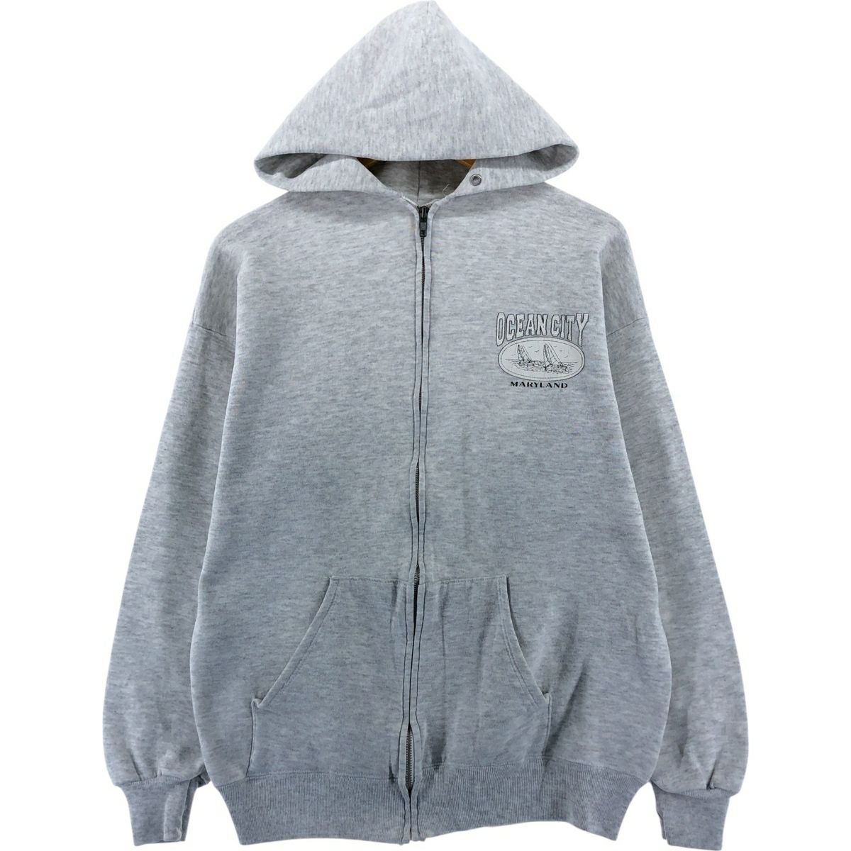 古着 90年代 ジャージーズ Jerzees スウェットフルジップパーカー USA