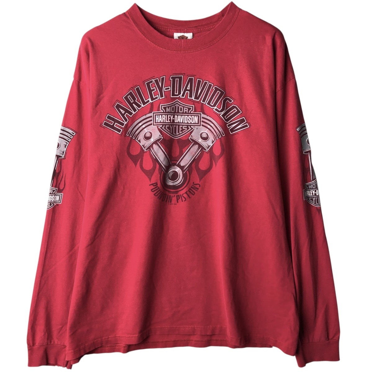 古着 ハーレーダビッドソン Harley-Davidson 鷲柄 イーグル柄 モーター