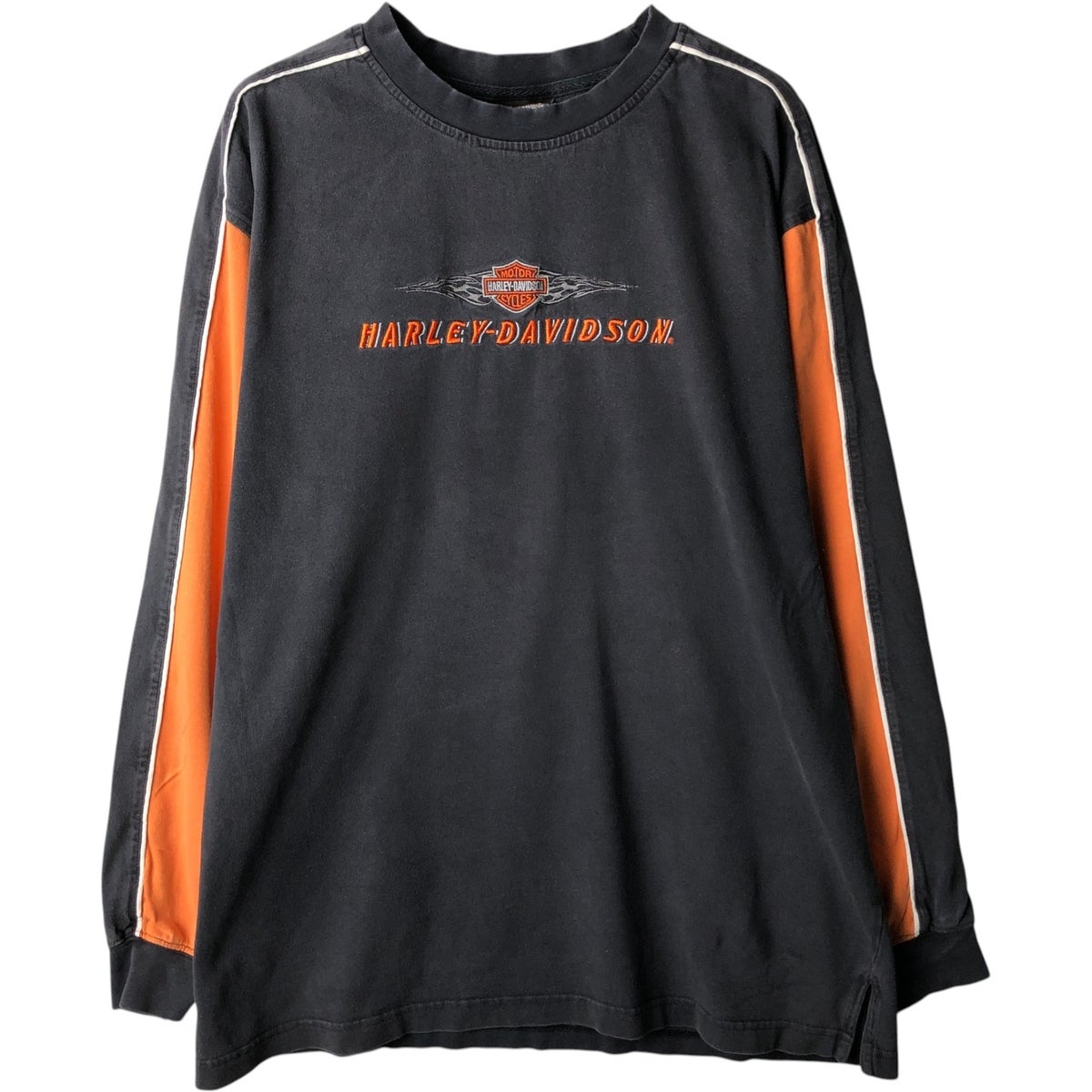 古着 ハーレーダビッドソン Harley-Davidson オオカミ柄 ファイヤー