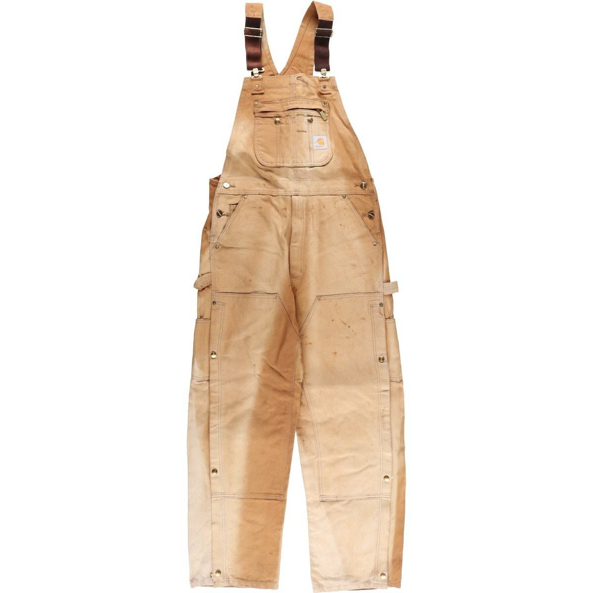 古着 カーハート Carhartt ダブルニー ダック オーバーオール メンズ