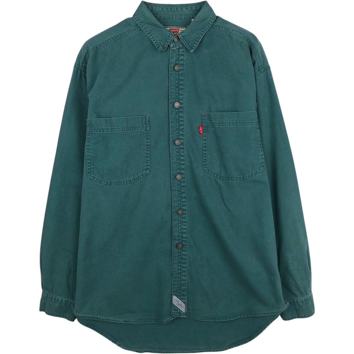 古着 90年代 リーバイス Levis RED TAB 長袖 デニムシャツ メンズXL