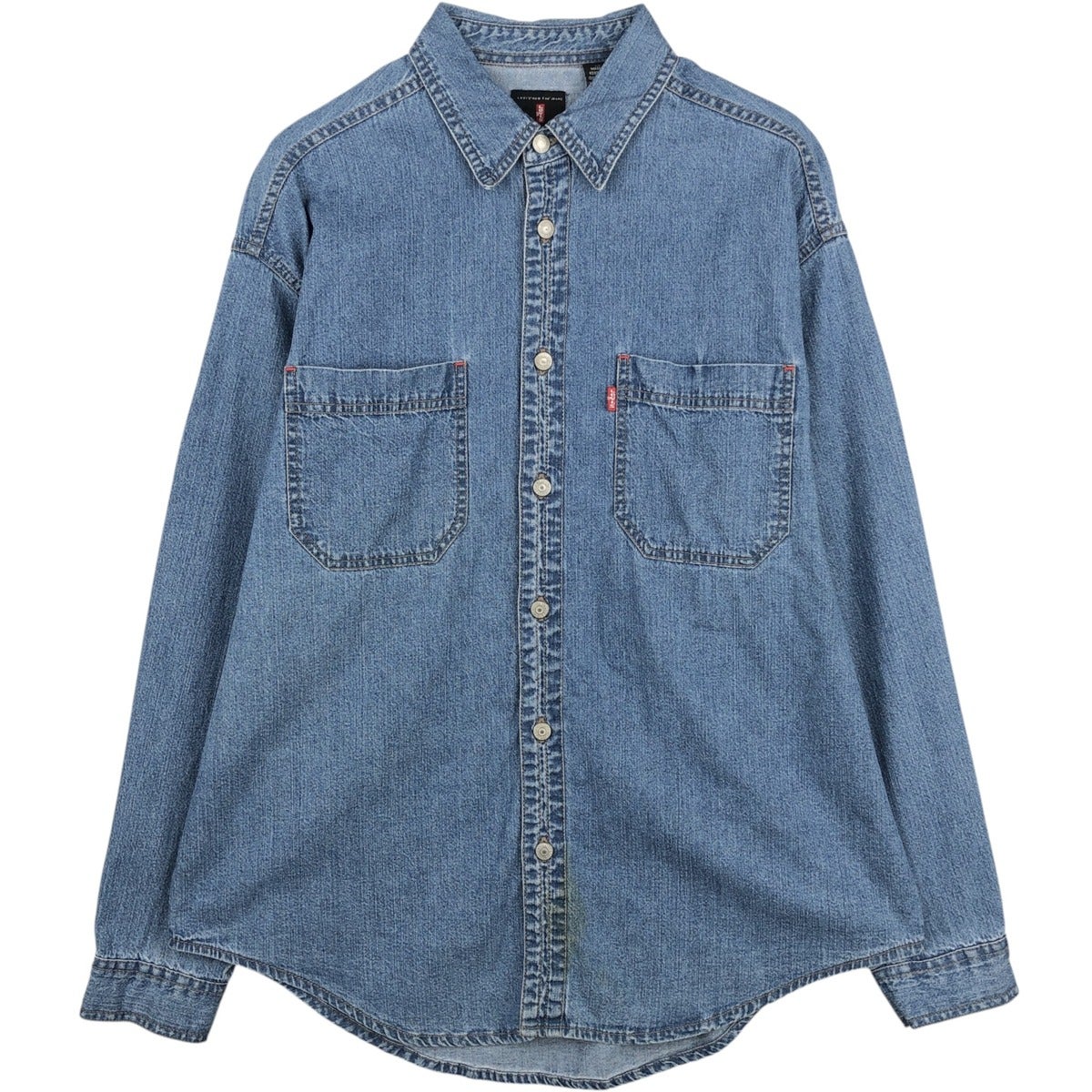 古着 90年代 リーバイス Levis RED TAB 長袖 デニムシャツ メンズXL