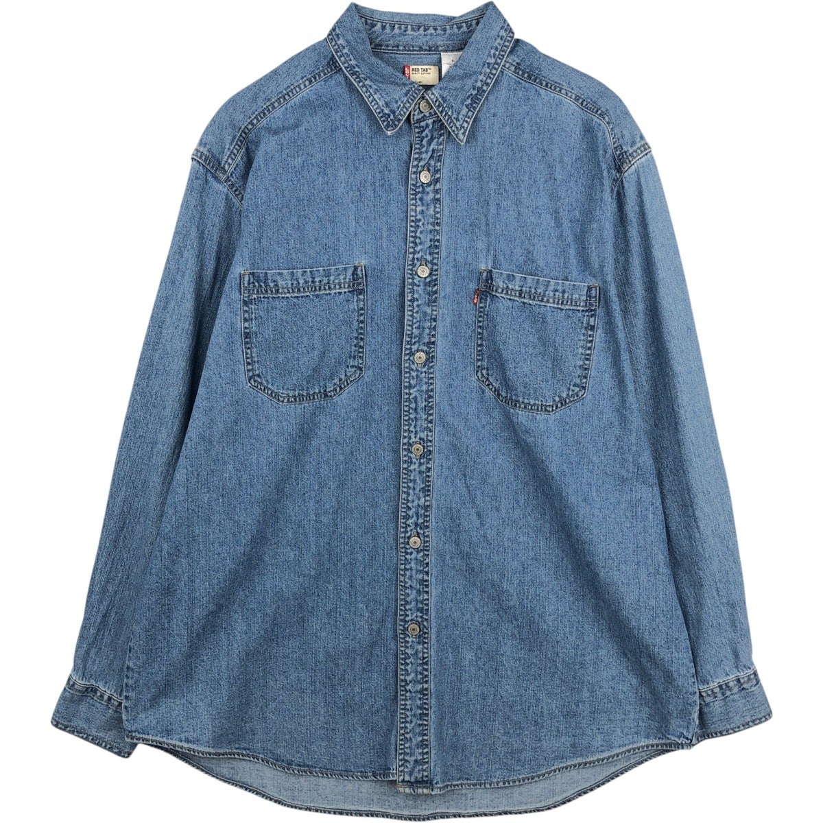 古着 リーバイス Levis RED TAB 長袖 デニムシャツ メンズL相当