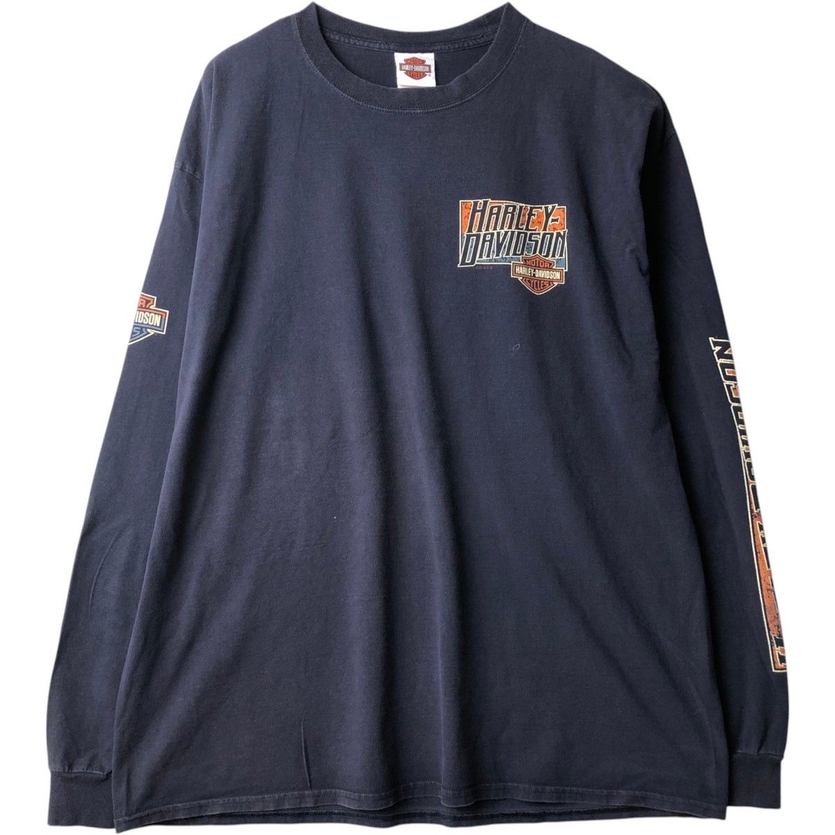 古着 ハーレーダビッドソン Harley-Davidson ロングTシャツ ロンT 2X