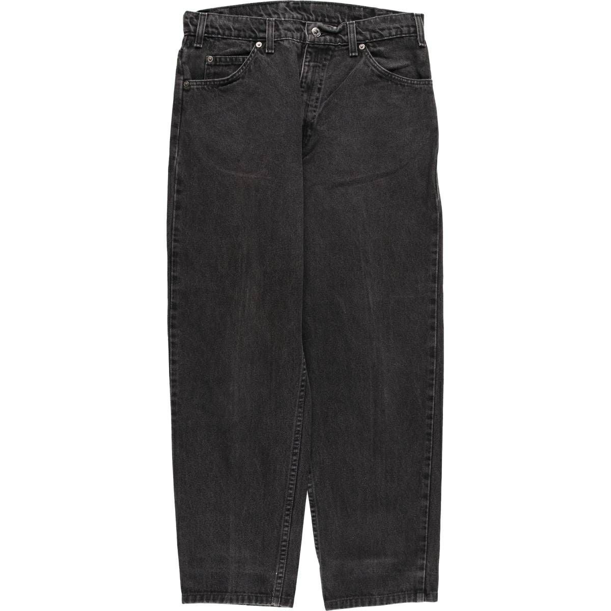 古着 90年代 リーバイス Levis 550 オレンジタブ ブラックデニム