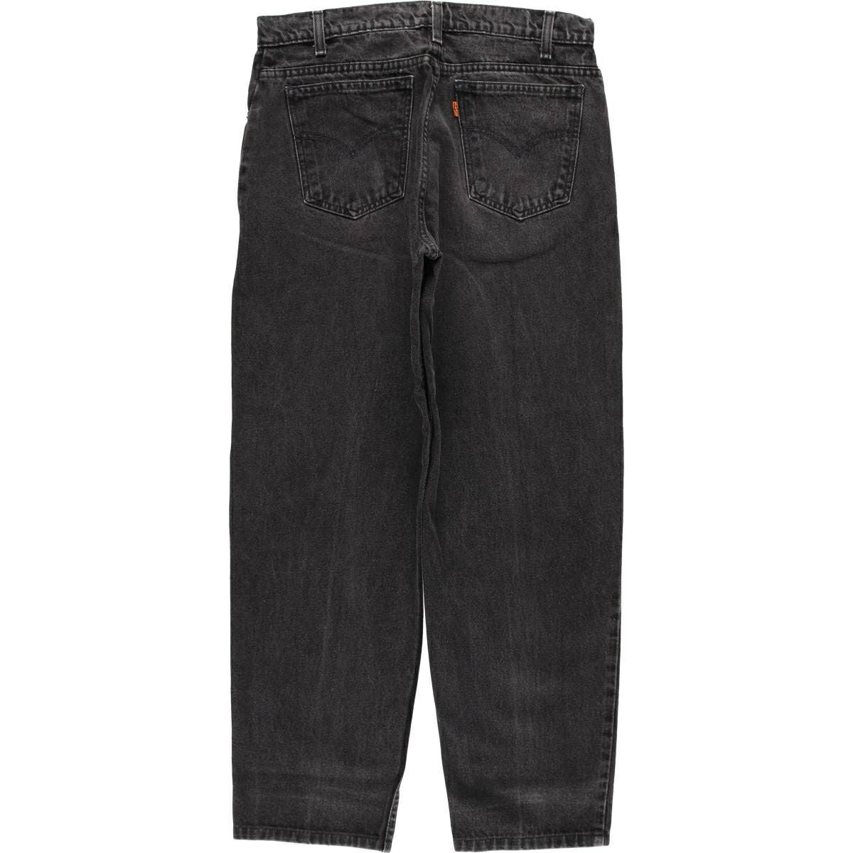 古着 90年代 リーバイス Levis 550 オレンジタブ ブラックデニム