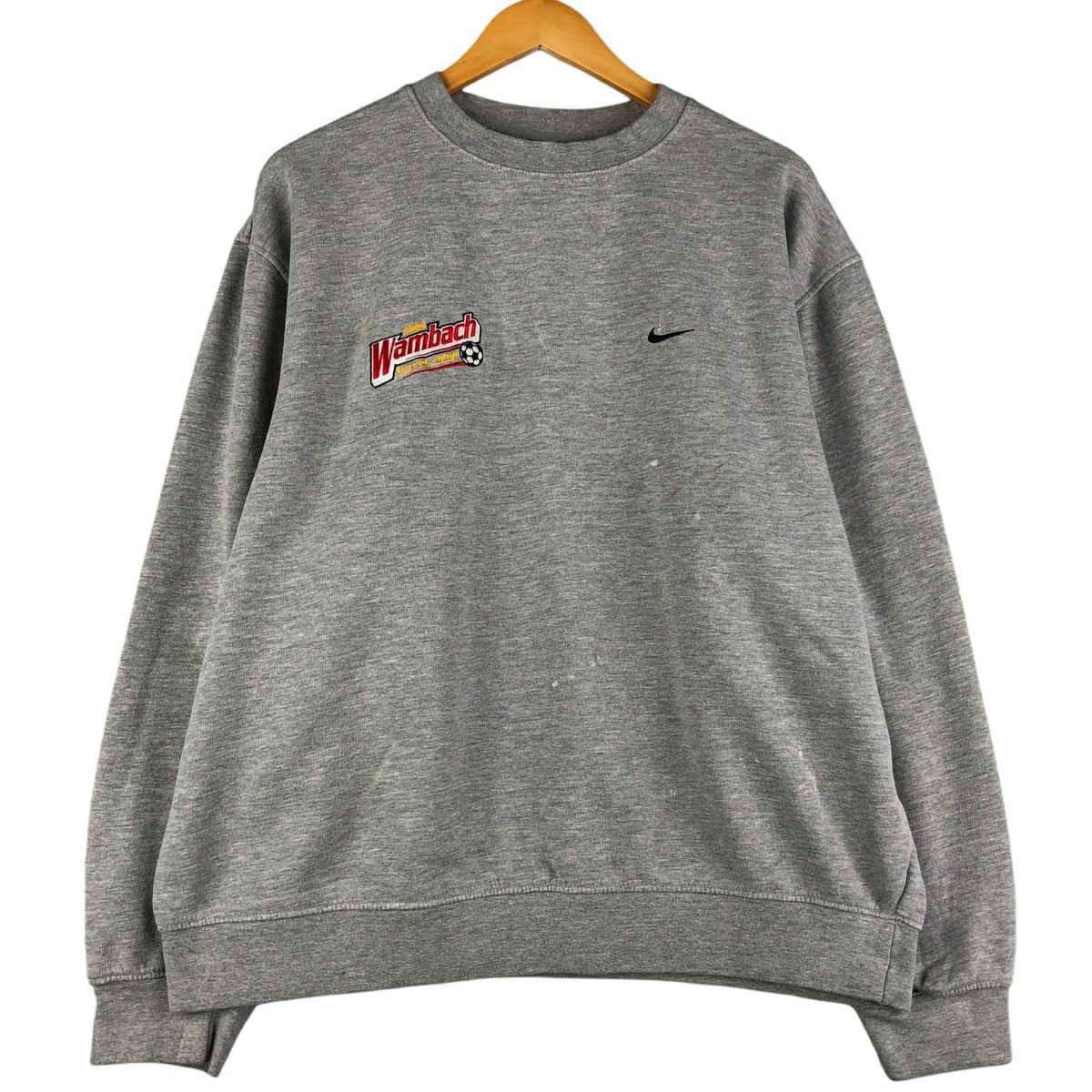 古着 ナイキ NIKE ワンポイントロゴスウェットシャツ トレーナー