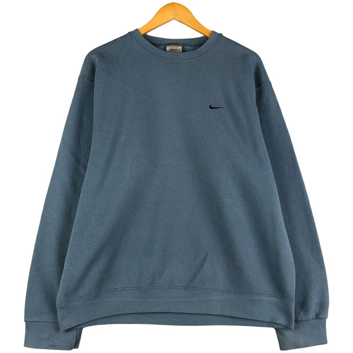 古着 90年代 ナイキ NIKE ワンポイントロゴスウェットシャツ