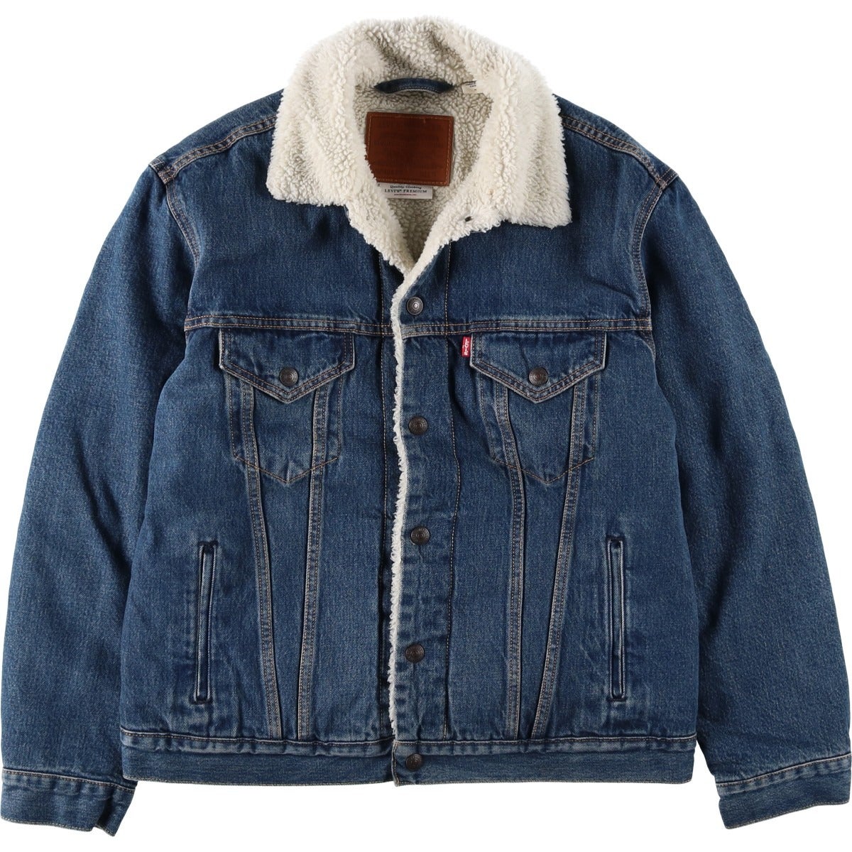 古着 リーバイス Levi's LEVI'S PREMIUM 中綿入り デニムボアジャケット メンズL相当/eaa645695 古着 リーバイス Levis LEVIS PREMIUM 中綿入り デニムボアジャケット