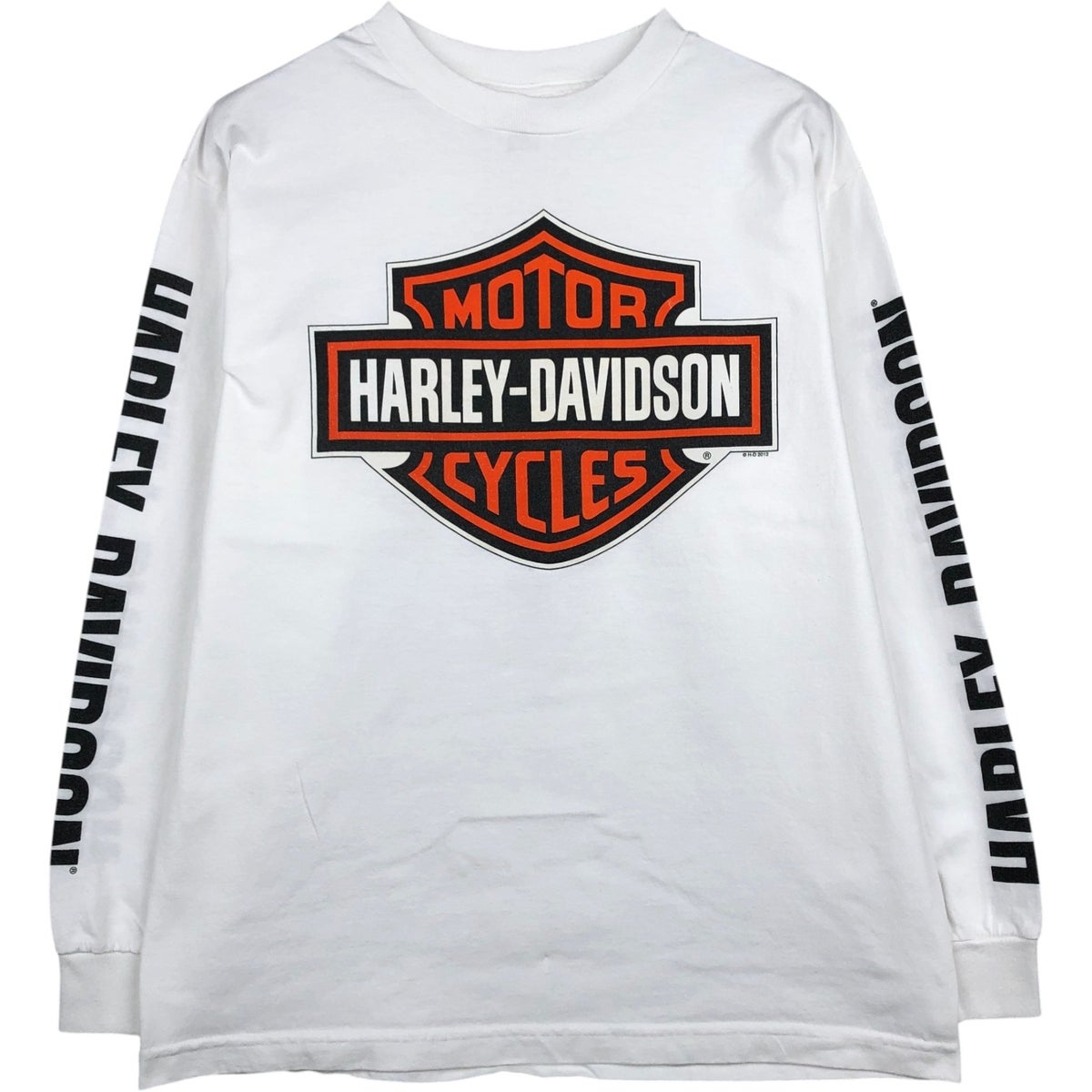 Harley Davidson LS ハーレーダビッドソン 長袖 ロンT XL 古着 ハーレーダビッドソン Harley-Davidson モーターサイクル ロングT