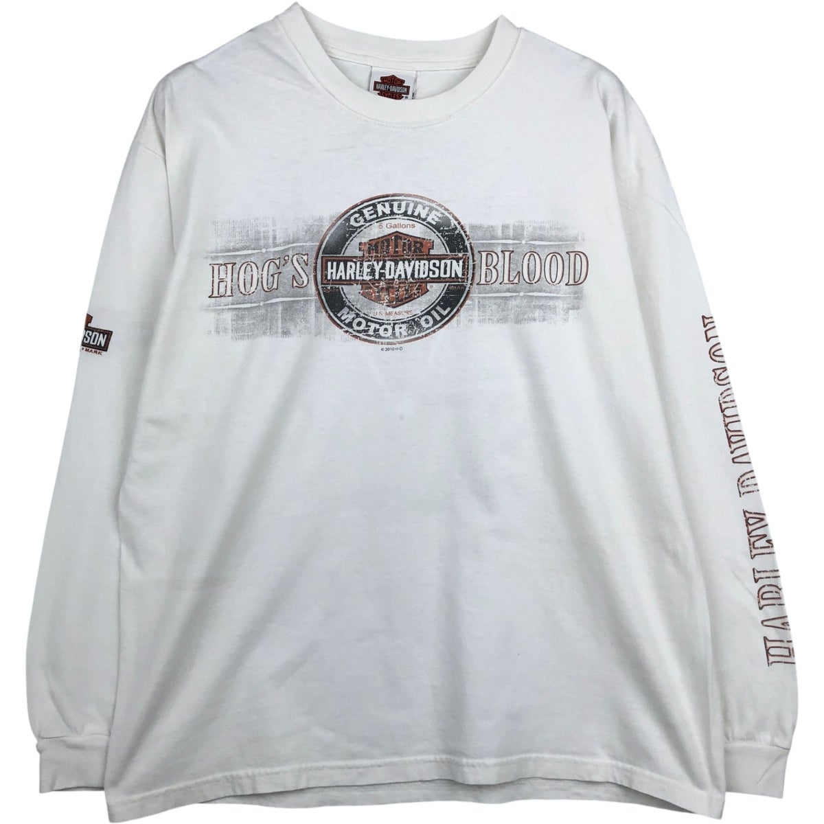 ハーレーダビッドソン ロンT　長袖　XL 古着 ハーレーダビッドソン Harley-Davidson ロングTシャツ ロンT USA