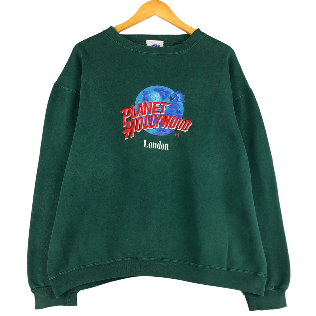 古着 90年代 PLANET HOLLYWOOD プラネットハリウッド アドバタイジング スウェットシャツ トレーナー レディースL相当 ヴィンテージ /eaa460737 古着 90年代 PLANET HOLLYWOOD プラネットハリウッド アドバタイジング