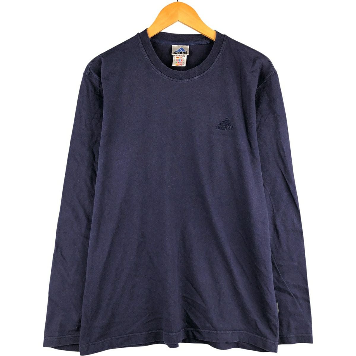 古着 90年代 アディダス adidas ロングTシャツ ロンT USA製 メンズXL