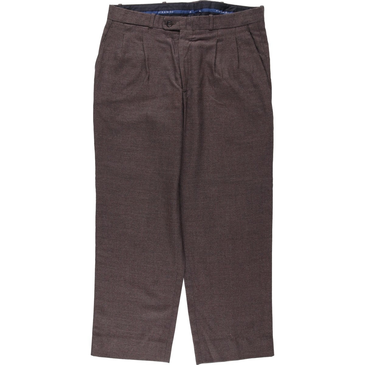 古着 Zanella ツータック ウールパンツ スラックス イタリア製 メンズ