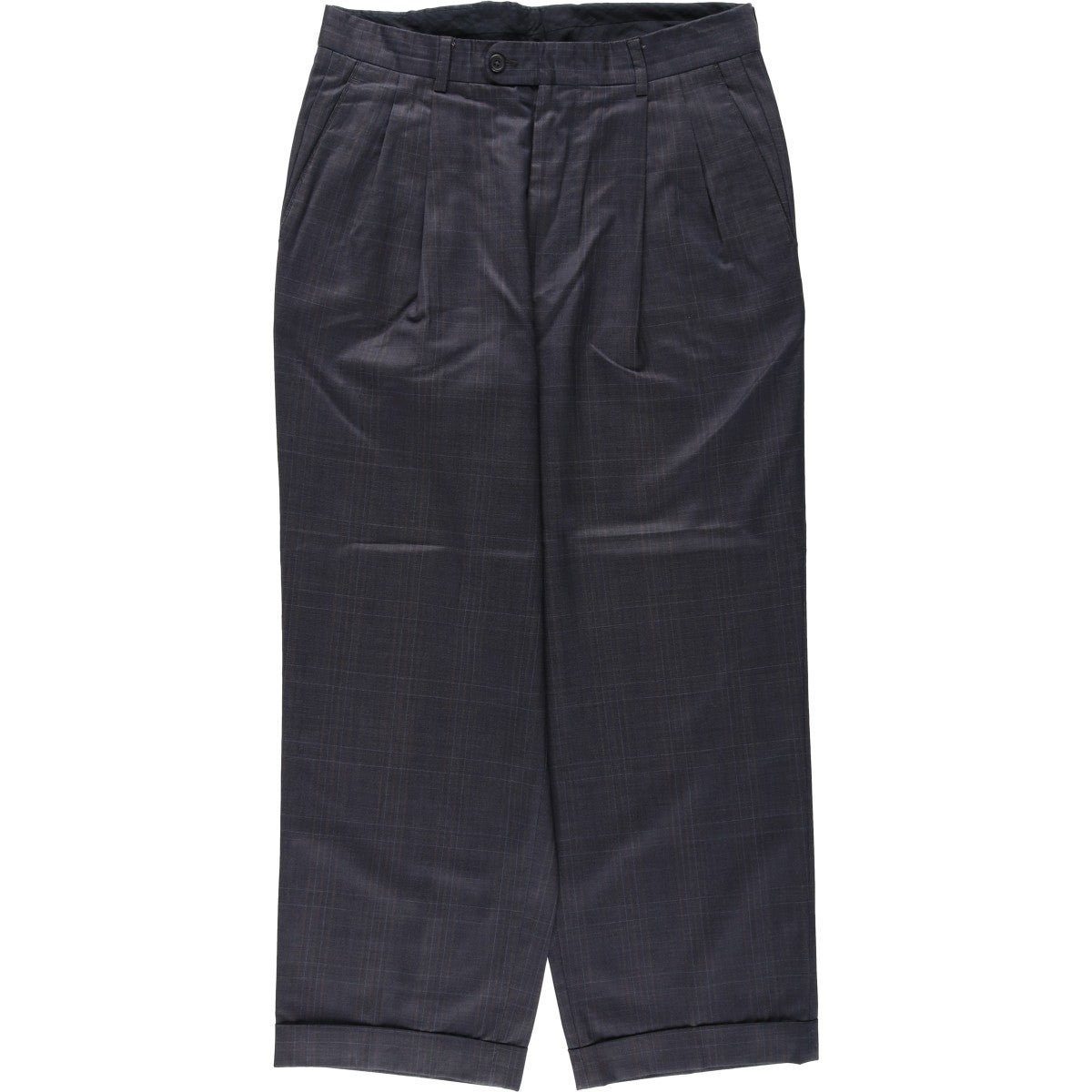 古着 ヒューゴボス HUGO BOSS ウールパンツ スラックス メンズw35相当