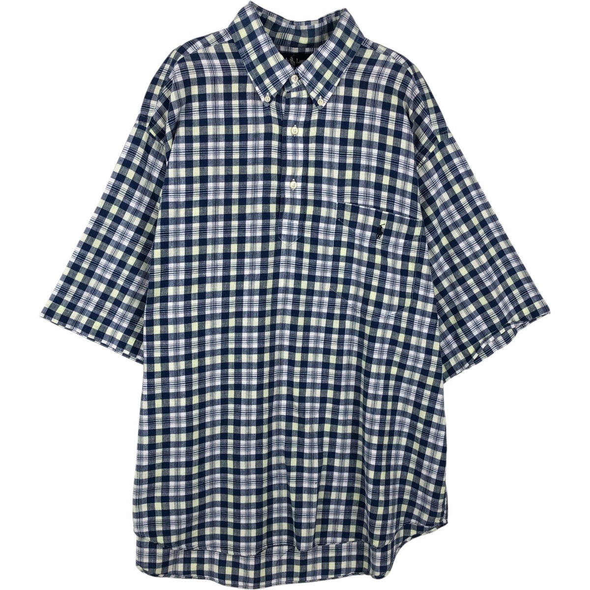 古着 ラルフローレン Ralph Lauren GREGGOR 半袖 ボタンダウン