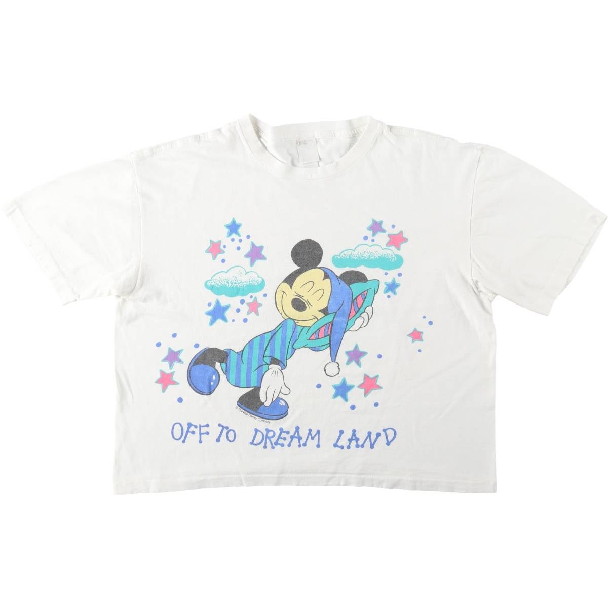 古着 DISNEY ディズニー キャラクタープリントTシャツ メンズXL相当