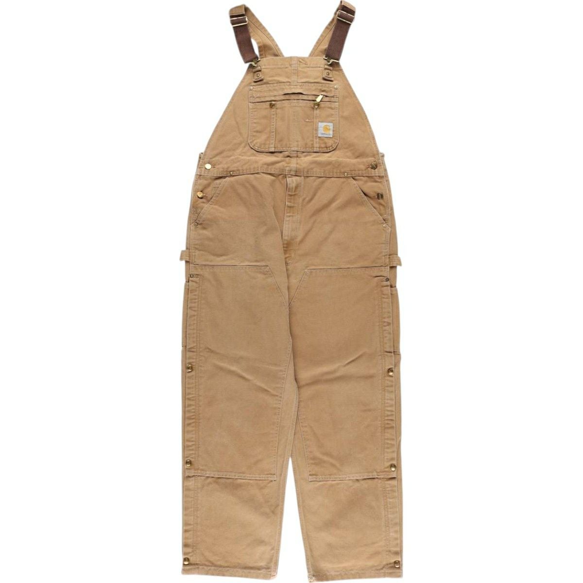 2016年 メキシコ製 カーハート ダブルニー オーバーオール 40×34 古着 00年代 カーハート Carhartt ダブルニー ダック オーバーオール