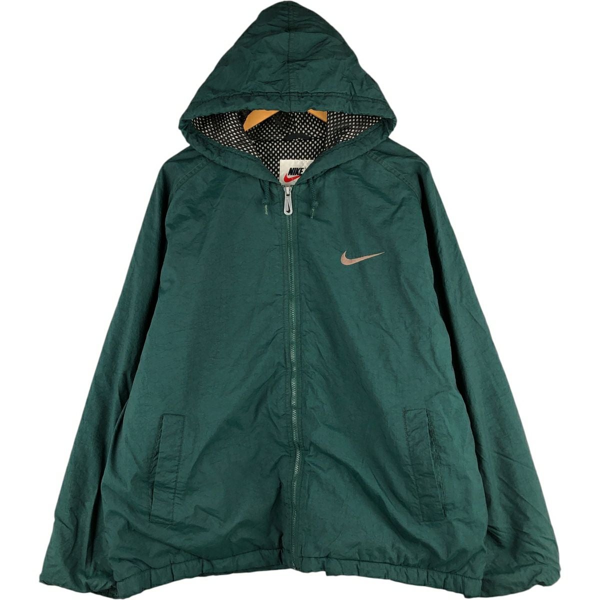古着 90年代 ナイキ NIKE 中綿パーカー パファージャケット メンズL
