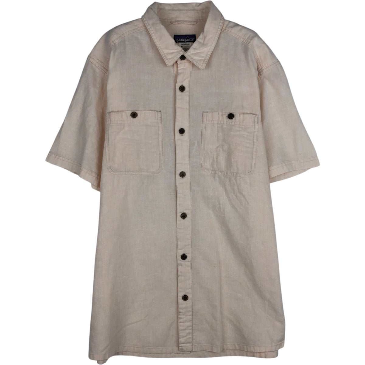 古着 パタゴニア Patagonia MIGRATION HEMP SHIRT 53136S0 総柄 半袖
