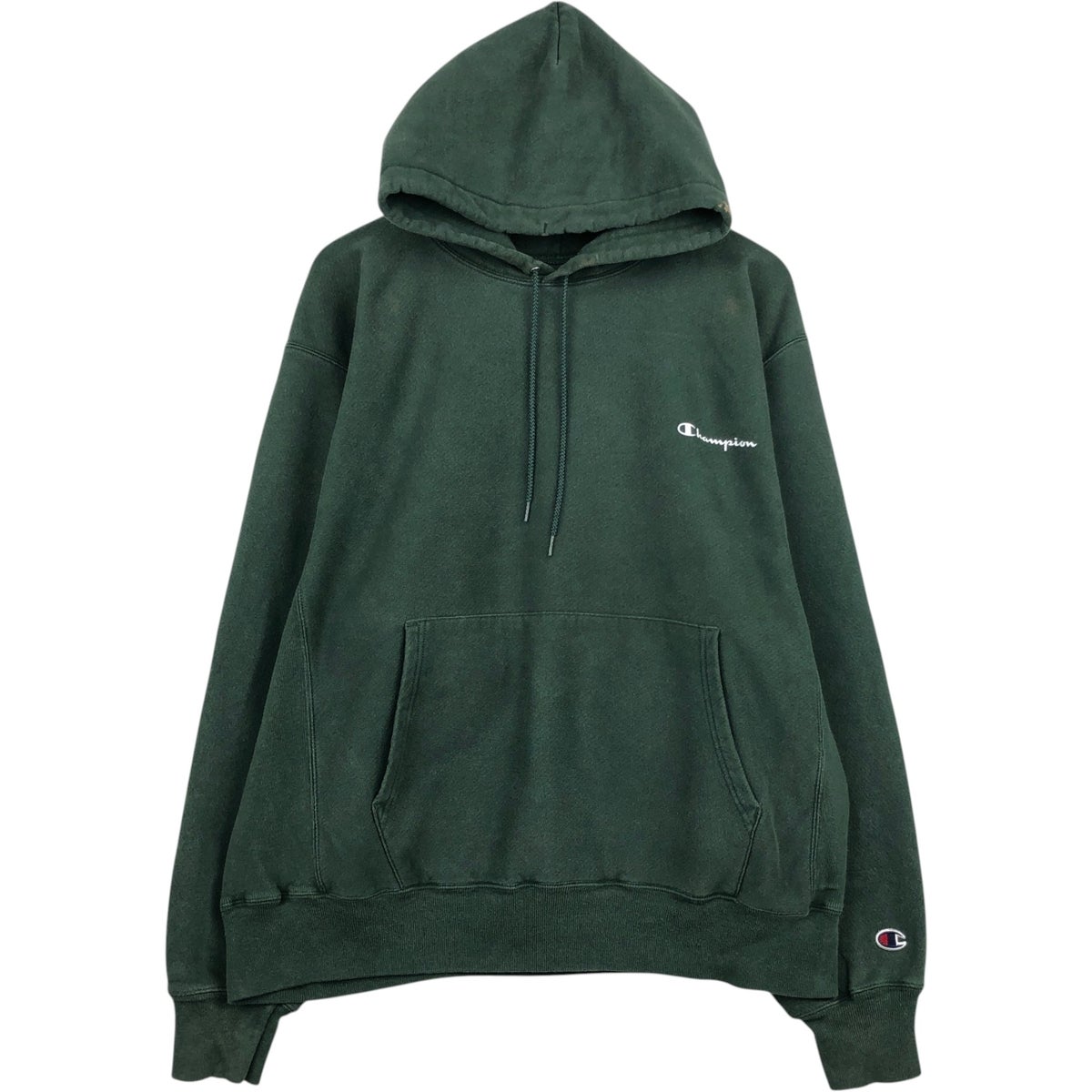 古着 チャンピオン Champion スウェットハーフジップパーカー メンズM