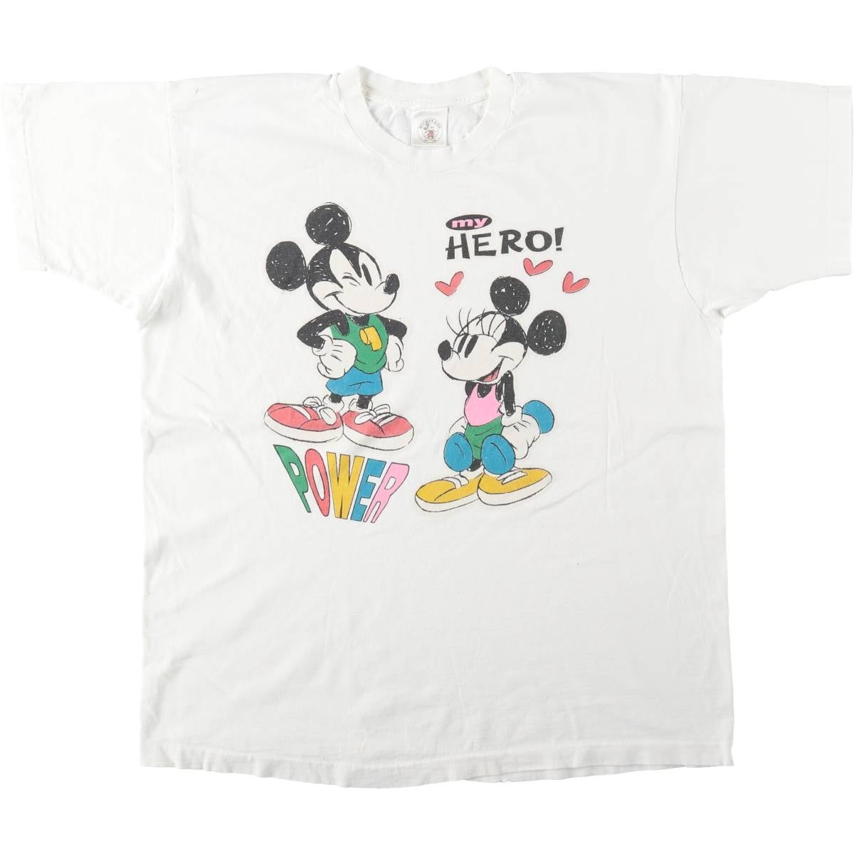 古着 90年代 ヘインズ Hanes MICKEY MOUSE ミッキーマウス BEEFY-T
