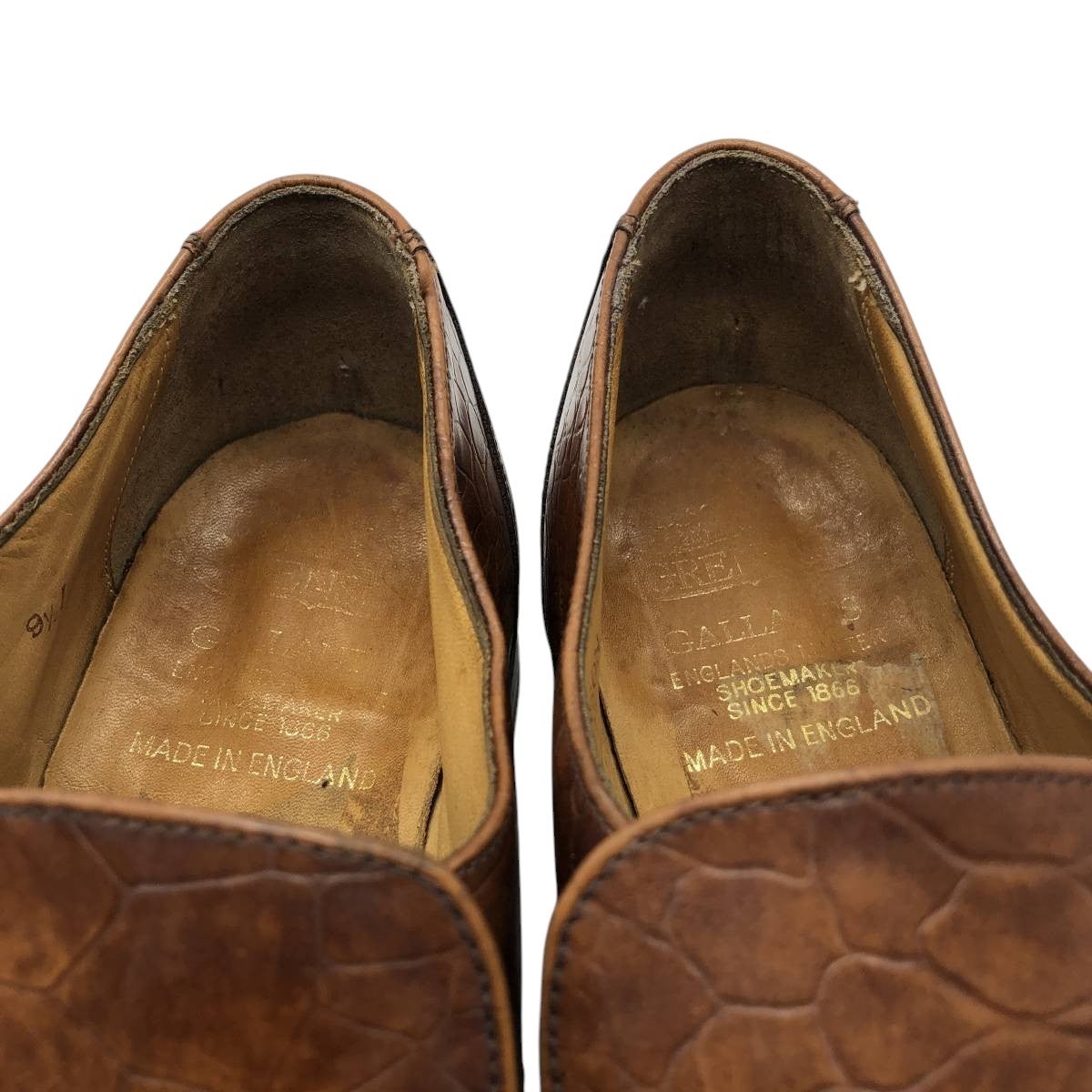 古着 グレンソン GRENSON GALLANTS ローファーシューズ 英国製 9 1/2F
