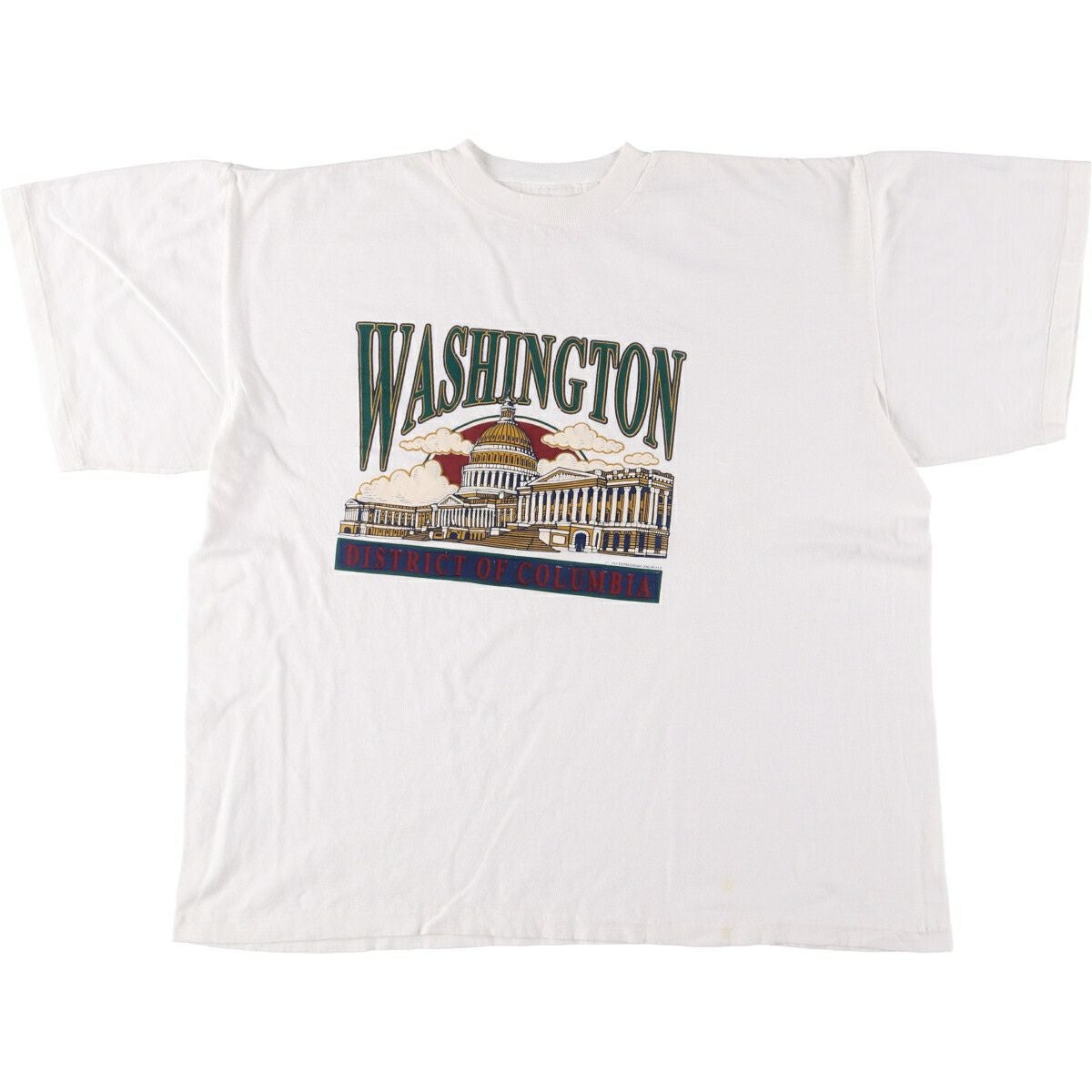 古着 90年代 ピューリタン PURITAN Vネック ボーダーTシャツ メンズXL
