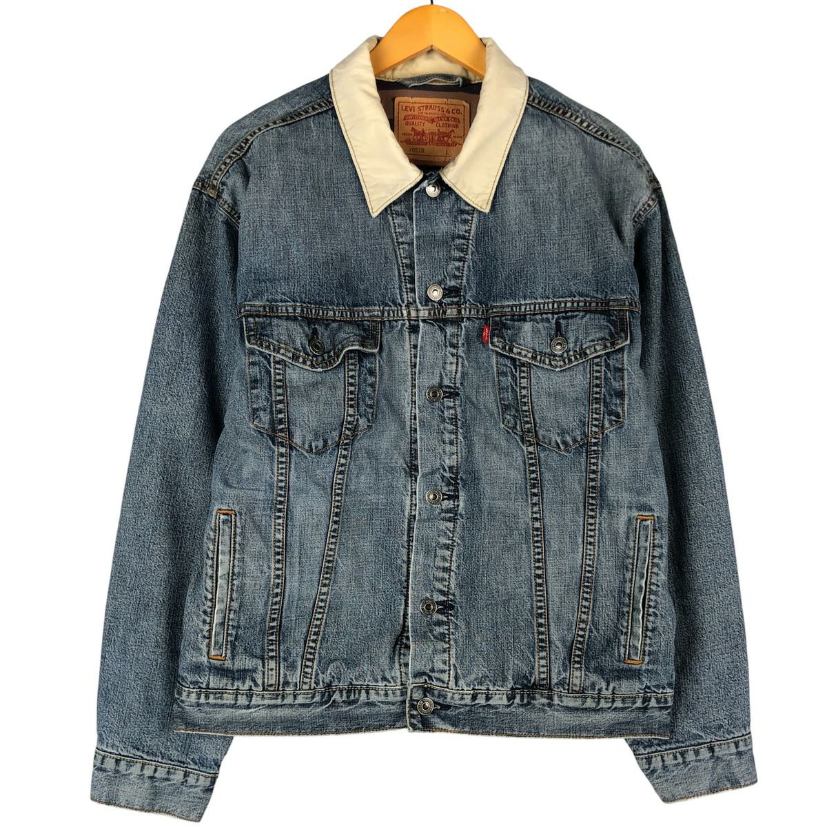 古着 リーバイス Levis 70518 デニムジャケット Gジャン メンズL相当