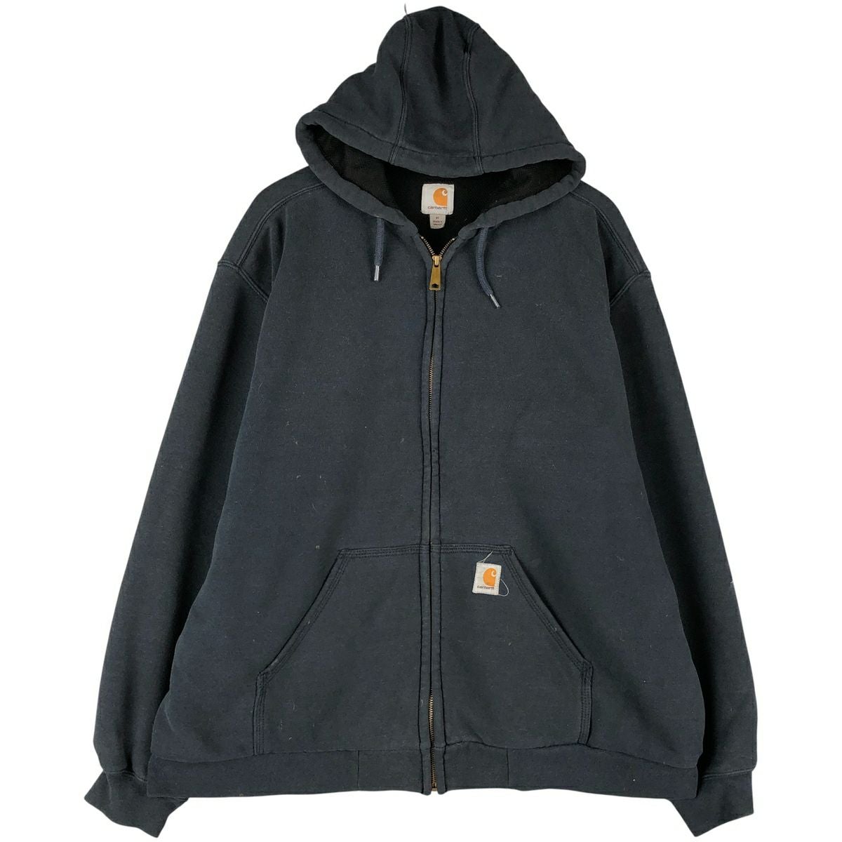古着 カーハート Carhartt スウェットフルジップパーカー メンズXL相当