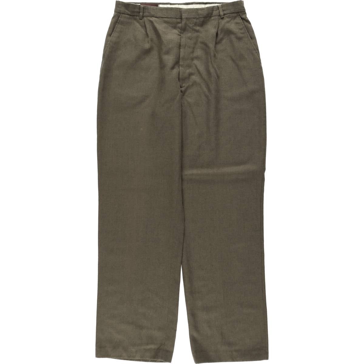 古着 80～90年代 TALLIA UOMO スリータック スラックスパンツ 33R