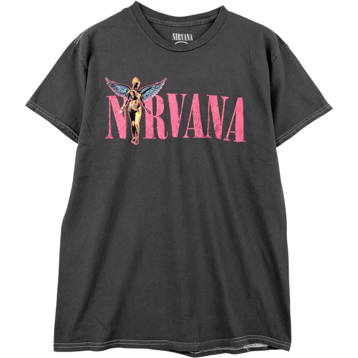 古着 NIRVANA ニルヴァーナ バンドTシャツ バンT メンズS相当