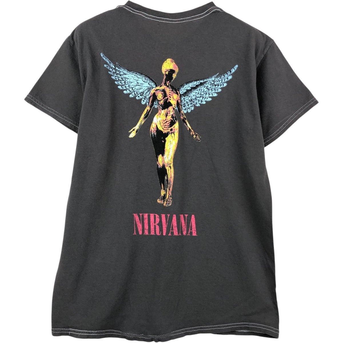 古着 NIRVANA ニルヴァーナ バンドTシャツ バンT レディースS相当 /eaa556555 古着 NIRVANA ニルヴァーナ バンドTシャツ バンT メンズS相当