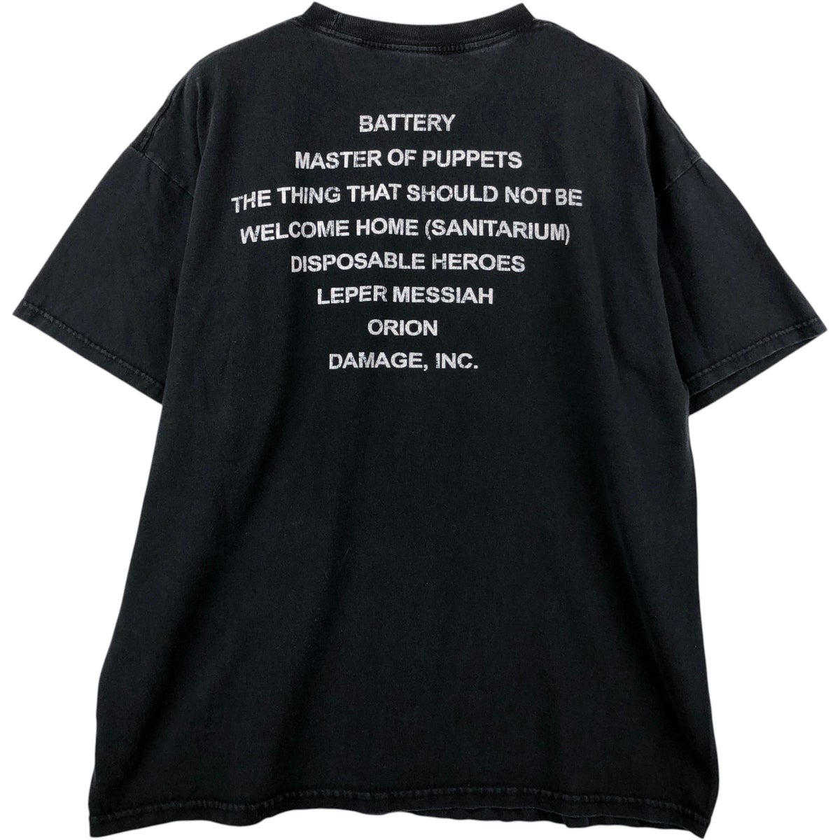メタリカ　Tシャツ　古着 古着 00年代 METALLICA メタリカ バンドTシャツ バンT メンズL相当