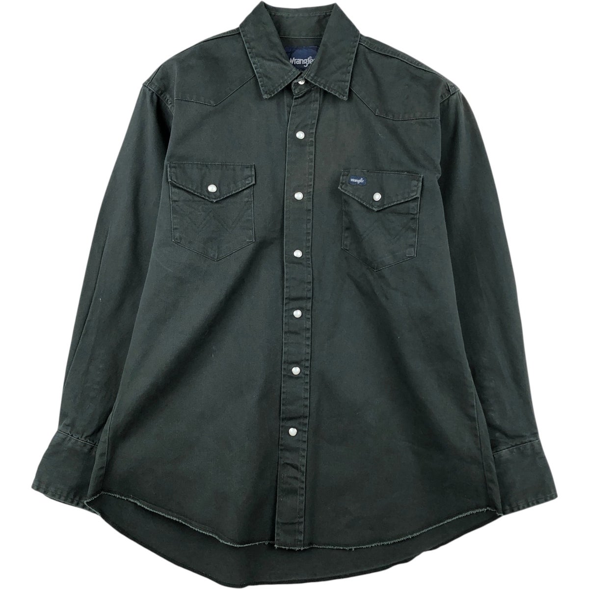 古着 90年代 ラングラー Wrangler シャンブレー 長袖 デニム