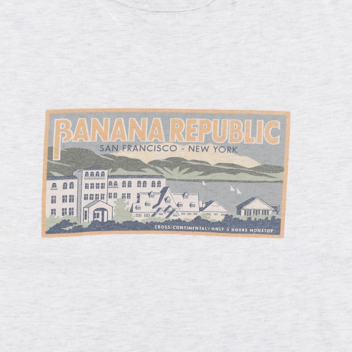 古着 90年代 バナナリパブリック BANANA REPUBLIC 半袖 プリントT