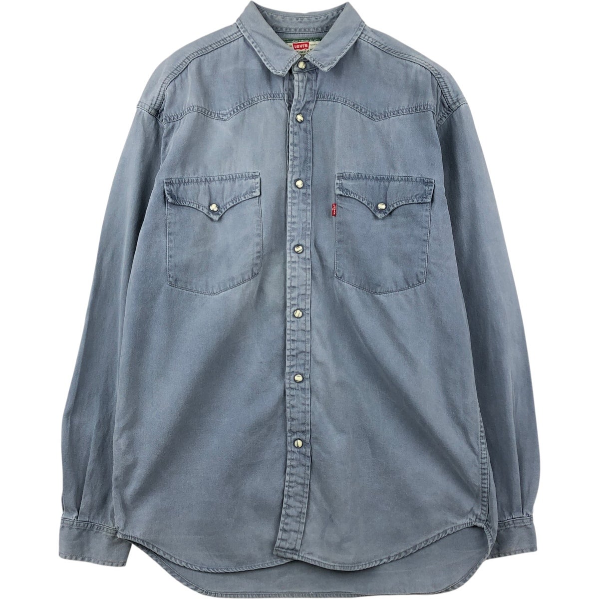 古着 80～90年代 リーバイス Levis チェック柄 長袖 ウエスタンシャツ