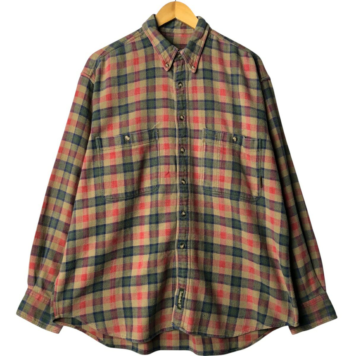 新品 90年代 Columbia GRT 長袖シャツ チェック plaid 古着 90～00年代 コロンビア Columbia 長袖 ボタンダウン フランネル