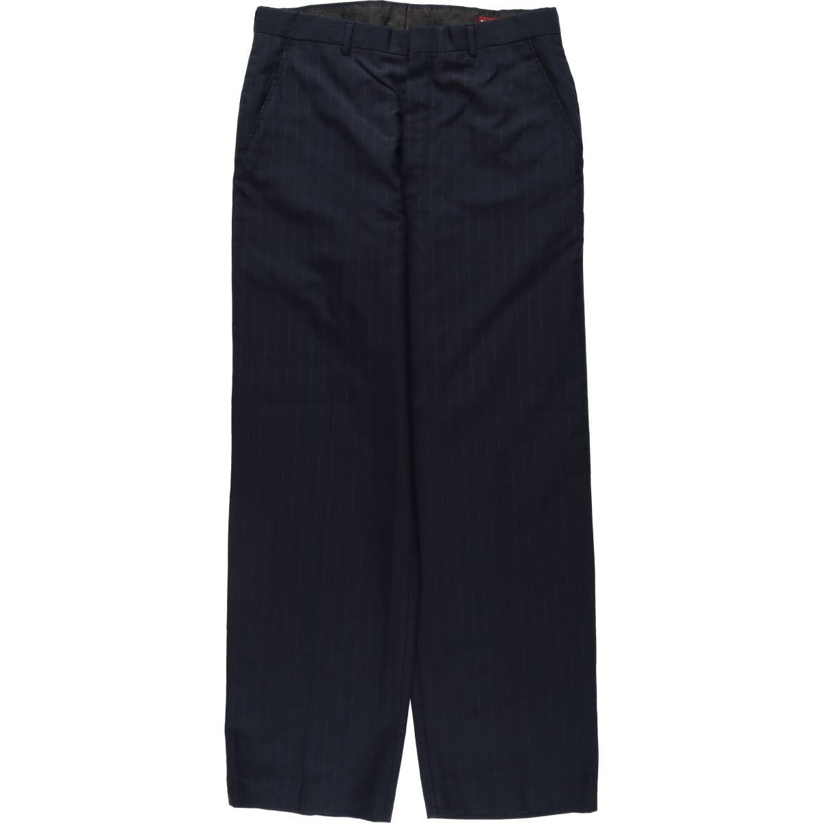 古着 TOM JAMES チェック柄 ツータック スラックスパンツ USA製 メンズ